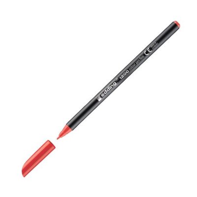 edding Rotulador 1200 - Punta 1 mm - Color rojo