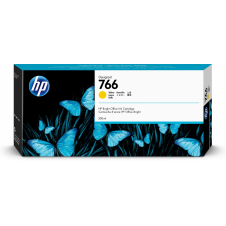 HP 766 cartucho de tinta 1 pieza Original Rendimiento estándar Amarillo