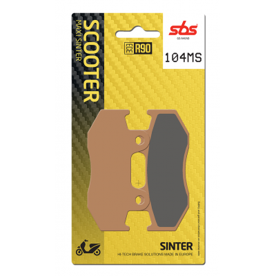 MS Scooter Maxi Sintered Brake Pads SBS 104MS
