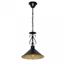 Colgante Azalea 1xe27 Negro/oro Regx26x26 Cm