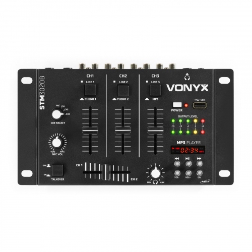 Mezclador 3IN USB/MP3 VONYX STM-3020B
