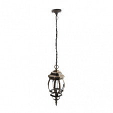 Colgante Exterior Aluminio Caelum 1xe27 Neg/oro Regx16x16 Cm Ip44