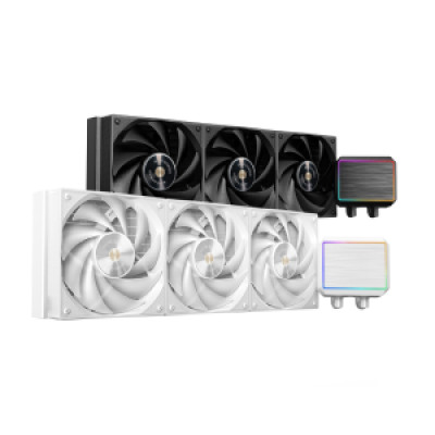 SISTEMA DE REFRIGERACION LIQUIDA MARS GAMING MLPROII360W 3X120mm 600W TDP PANTALLA LCD BLANCO