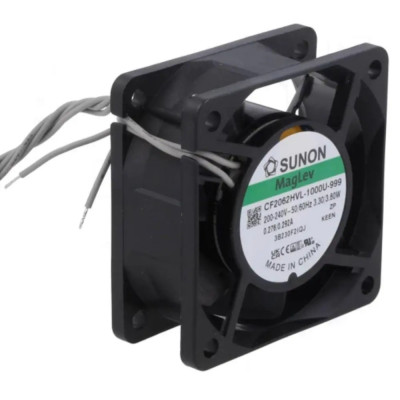 VENTILADOR 230Vac 60x60x25mm 3,5W 2 Cables VAPO Sunon