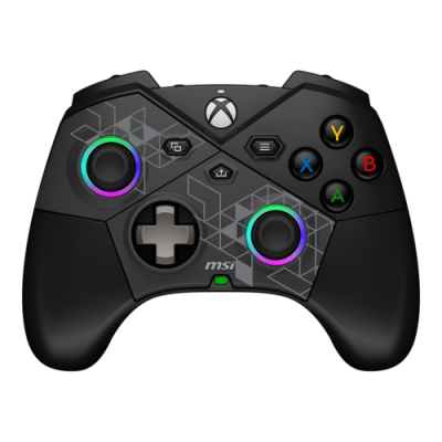 MSI FORCE PRO W CONTROLLER Negro USB 2.0 Gamepad Analógico/Digital Android, PC, Xbox One S, Xbox One X, Xbox Series S, Xbox Series X