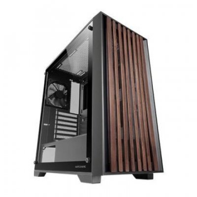 CAJA ATX SEMITORRE MARS GAMING MCWOODC MADERA Y CRISTAL TEMPLADO 2x3.5 3x2.5 GPU 365mm