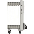 Radiador de aceite Jata JCRA2307, 1.500 W, 7 elementos, 3 potencias, termostato regulable, blanco - imagen 4