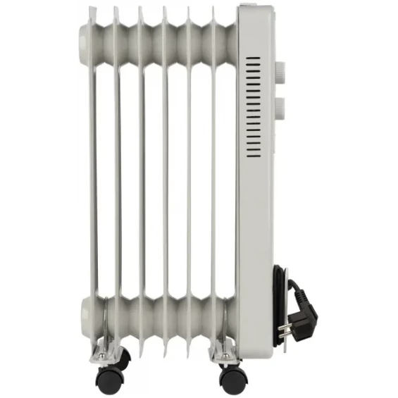 Radiador de aceite Jata JCRA2307, 1.500 W, 7 elementos, 3 potencias, termostato regulable, blanco - imagen 4