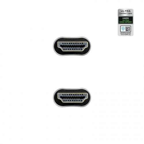 CABLE HDMI 2.1 CERTIFICADO ULTRA HS M-M NEGRO 2 M