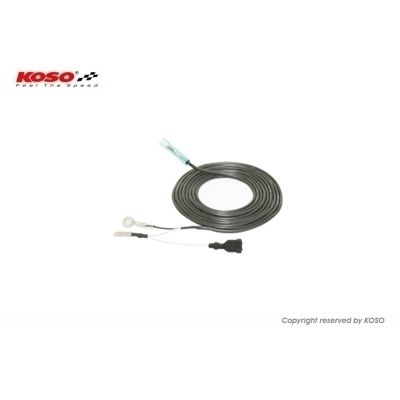 KOSO Type B Rev-Counter Wire Black/White BO001B01