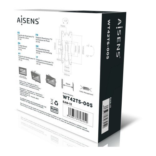 Aisens - Soporte Eco Giratorio E Inclinable Para Monitor/ TV 25KG DE 23-42