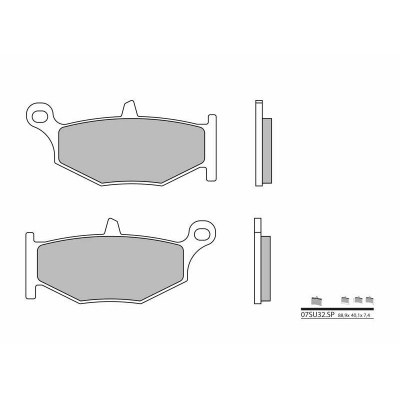 Pastillas de freno sinterizadas Brembo 07SU32SP 07SU32SP