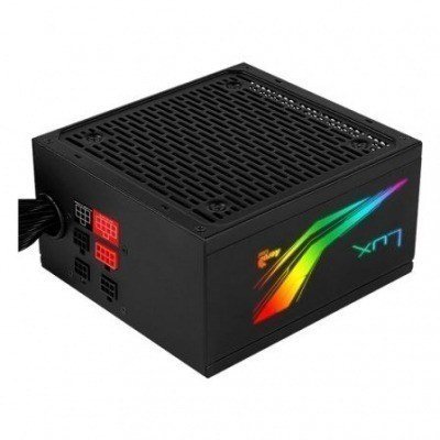 Fuente de Alimentación Gaming Aerocool LUX RGB 750M/ 750W/ Ventilador 12cm/ 80 Plus Bronze