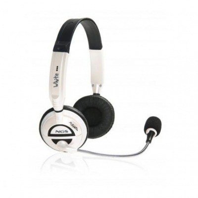 Auriculares NGS MSX6PRO/ con Micrófono/ Jack 3.5/ Blancos