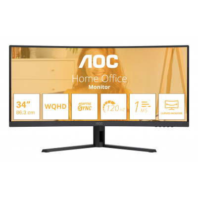 B3 CU34B3E pantalla para PC 86,4 cm (34) 3440 x 1440 Pixeles Wide Quad HD LED Negro