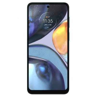 Telefono movil smartphone motorola moto g22 artic blue 6.5pulgadas - 128gb rom - 4gb ram - 50 + 8 + 2 + 2 mpx - 16 mpx - 5000 mah - huella