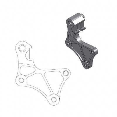 Soporte adaptador para disco de freno Supermoto Street MOTO-MASTER 211016