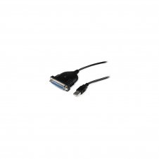StarTech.com Cable Adaptador de Impresora Paralelo DB25 a USB A - 1.9m Negro