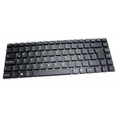 Teclado compatible para portátil SONY vgn-fw series sin marco negro