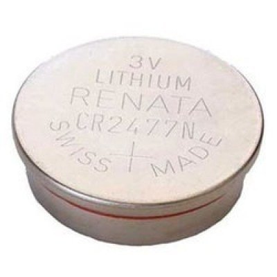 Pila Litio CR2477N RENATA 3Vdc 950mA 24,5x7,7mm