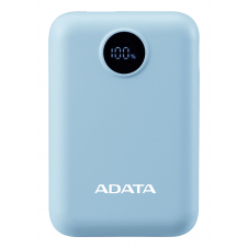 POWERBANK ADATA C100 DE10000 MAH CARGA SIMULTÁNEA COLOR AZUL