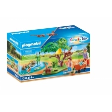 Playmobil diversion en familia recinto exterior de pandas rojos