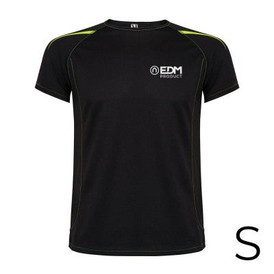 *merchandising* camiseta deportiva negra talla-s roly edm