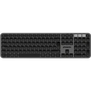 Teclado Phoenix K300 Bluetooth DUAL negro