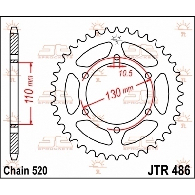 Corona JT SPROCKETS JTR486.38
