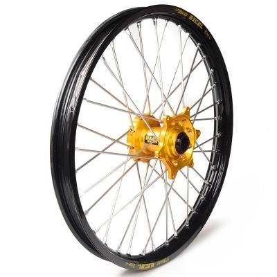 Rueda completa Haan Wheels aro negro 17-2,50 buje oro 1 13049/3/2 1 13049/3/2