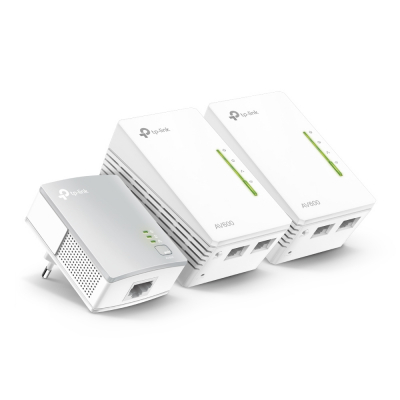 TP-Link - TL-PA4010 + 2x TL-WPA4220 500 Mbit/s Ethernet Wifi Blanco