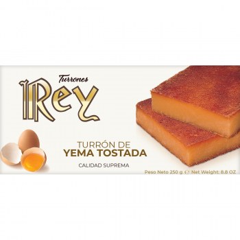 Turrón Rey Yema Tostada 250Grs