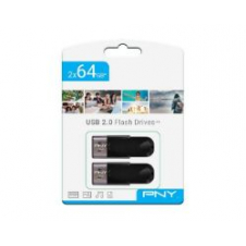 Pendrive PNY Attache4 64Gb USB 2.0 2Un (FD64GATT4X2-EF)