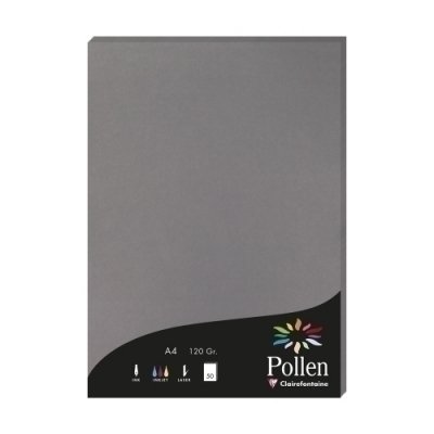 PAPEL CLAIREFONTAINE POLLEN A4 50h GRIS
