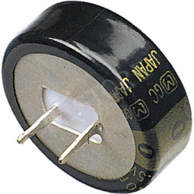 SuperCondensador Electrolítico 1 Faradio 5,5Vdc Horizontal