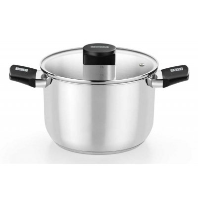 M240216 cacerola Alrededor Acero inoxidable