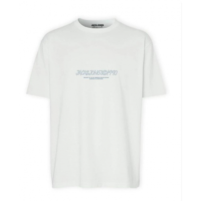 Camiseta JACK & JONES JORBRONX TEE SS CREW NECK FST 12263936 Blanco Blanco