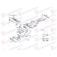 CUBIERTA DEL GANCHO DE REMOLQUE DELANTERO (O)