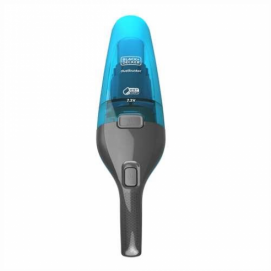 Black+Decker WDC215WA-QW - Aspirador de Mano sin Cable DUSTBUSTER 7,2V, Compacto, Batería de Litio, Accesorios Cepillo y Boquilla Especial para líquidos, Depósito 385ml