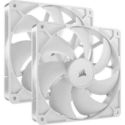 RS140 Carcasa del ordenador Ventilador 14 cm Blanco 2 pieza(s)