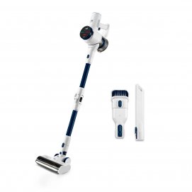 Aspirador escoba Ufesa 25.9V U5 Digital Navy, 300W, batería Li-ion 2200mAh, autonomía 40 minutos, blanco
