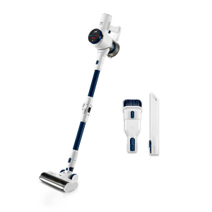 Aspirador escoba Ufesa 25.9V U5 Digital Navy, 300W, batería Li-ion 2200mAh, autonomía 40 minutos, blanco