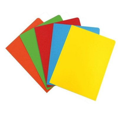 GIO Pack de 50 Subcarpeta 230g folio rojo intenso