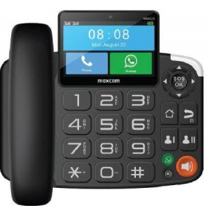 Teléfono de sobremesa MaxCom MM42D SE, doble tarjeta SIM, GSM 4G, videollamada, pantalla 3.97
