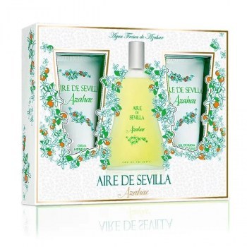 Aire de Sevilla Azahar Agua Fresca Femenina Estuche 150ML + Crema Hidrante 100ML + Gel 100ML