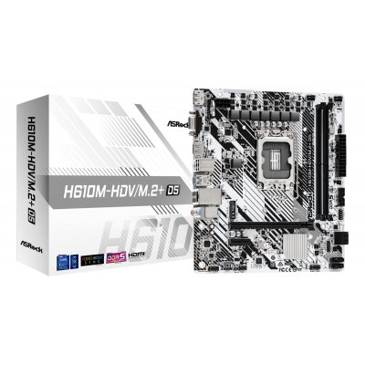 H610M-HDV/M.2+ D5 Intel H610 LGA 1700 micro ATX