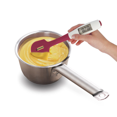 Espatula silicona con termometro digital extraible 30 cm