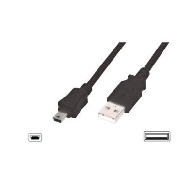 Cable usb 2.0 equip tipo a - b mini (5pin) 1.8m