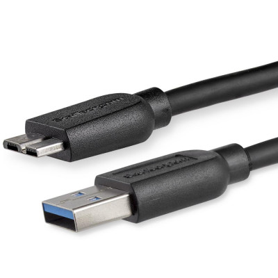 Cable usb tipo a a micro usb tipo b startech 2m - macho - macho - negro