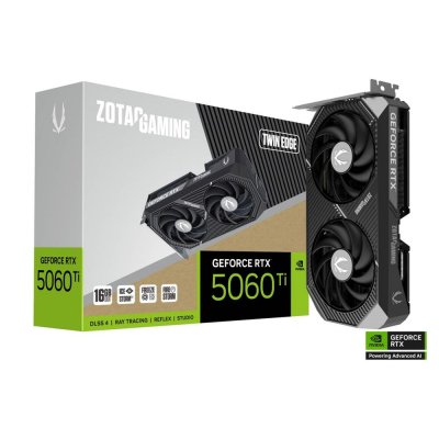 Tarjeta grafica zotac rtx 5060ti 16gb twin edge gddr7